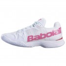BABOLAT JET MACH 2 ALLCOURT DAME/JUNIOR. WHITE/PINK thumbnail