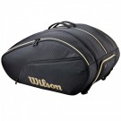 Wilson Defy V1 Black/ Gold Padel Bag thumbnail