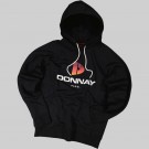 Donnay Cyborg Sweat Hoodie Pitch Black thumbnail