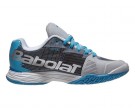 BABOLAT JET MACH ALLCOURT DAME/JUNIOR. SILVER thumbnail