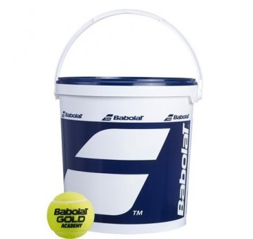 Babolat Gold Academy Trykkløse Tennisballer. Bøtte m/72 baller.