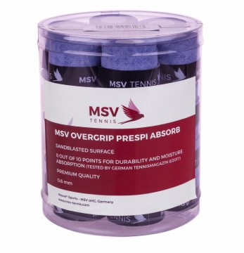 MSV OVERGRIP PRESPI ABSORB 24 PACK LIGHT BLUE
