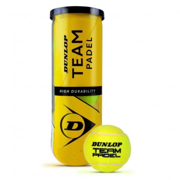 Dunlop TB Team Padel Ball 3 Balls Rør