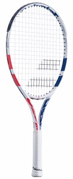  Babolat Drive Junior 24 Hvit/Coral/Blå
