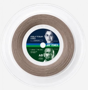 Yonex PolyTour Pro 1.25 200m Coil Warm Gray