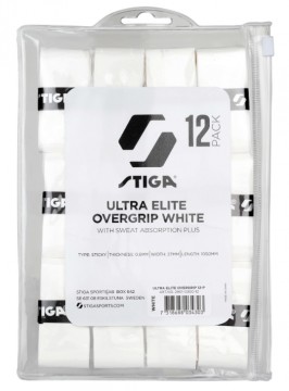 Stiga Ultra Elite White 12-pack Overgrip
