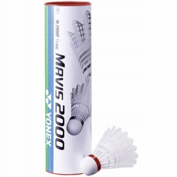 Yonex Mavis 2000 White Fast. 1 rør m/ 6 baller