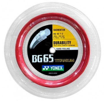 Yonex BG 65 Titanium Coil 200m - Velg Farge! 