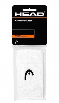HEAD WRISTBAND 5" Sort/hvit/rød.